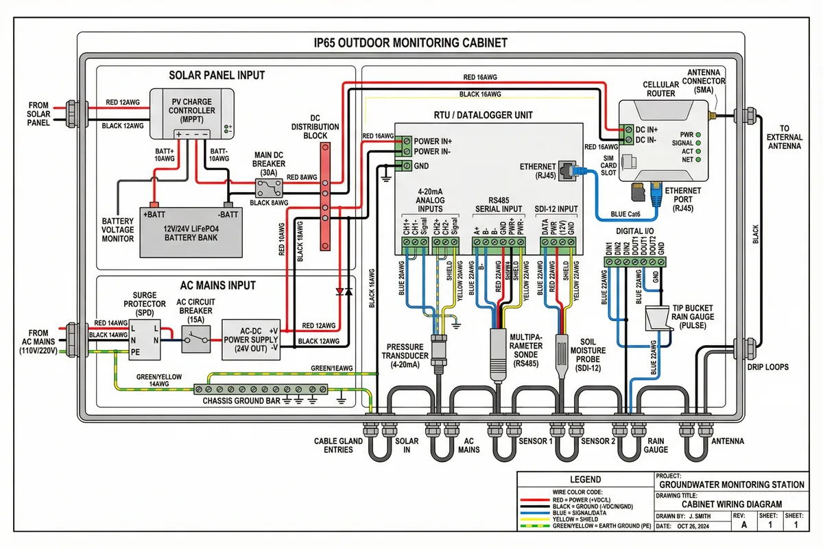 Cabinet Wiring Diagram